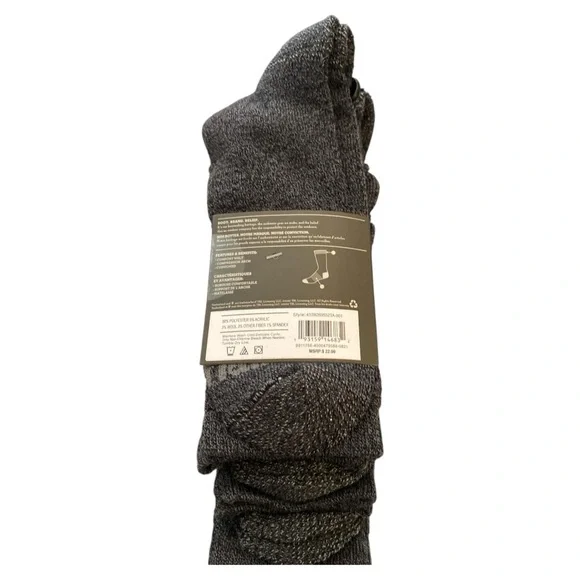 Timberland Men's Wool Cushioned Crew Socks - Dark Gray - Picture 2 of 5